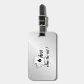 エース・オーバーザレストシルバー ラゲッジタグ (正面縦)