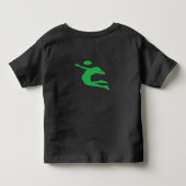 エース！キッズバレーボールT型 トドラーTシャツ (裏面)