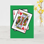 エース&キングハート21stバースデーカード カード (黄色い花)