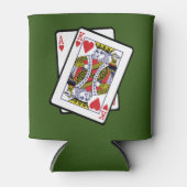 エース&キングハート21stバースデーカード 缶クーラー (正面)