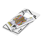 エース&キング・オブ・スペード21日 クレジットカード栓抜き (正面アングル)