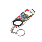 エース&クイーン・オブ・ハート21日 キーホルダー栓抜き (裏面アングル)