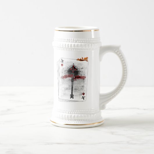 エース・スペード・スタイン ビールジョッキ (右)
