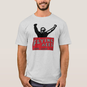 エース・パイロットの灰色のTシャツ Tシャツ