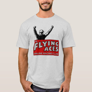 エース・パイロットの灰色のTシャツ Tシャツ