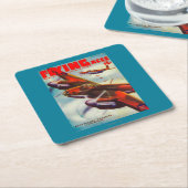 エース・パイロットの雑誌カバー5 スクエアペーパーコースター (アングル)