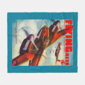 エース・パイロットの雑誌カバー5 フリースブランケット (正面(横))