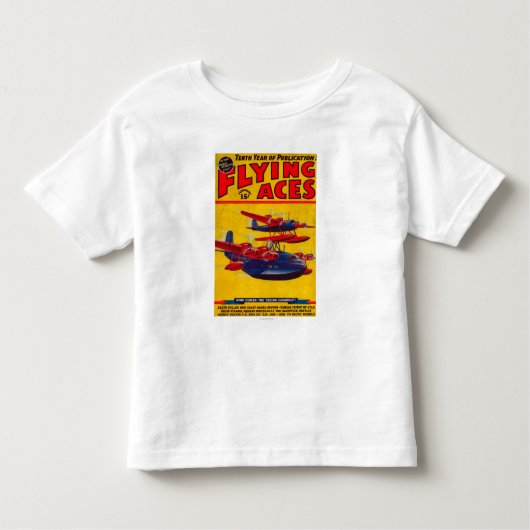 エース・パイロットの雑誌カバー トドラーTシャツ (正面)