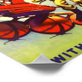 エース・ブレイブ・サイエンス・フィクションとの宇宙へのヴィンテージ ポスター (角)