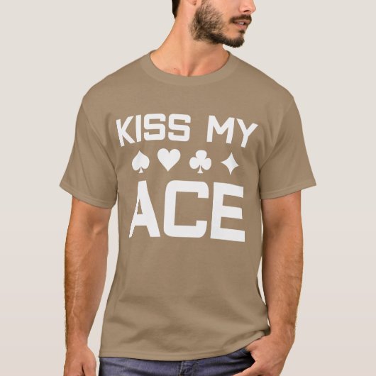 エース ポーカー カード カード ゲーム 少年 Tシャツ (正面)