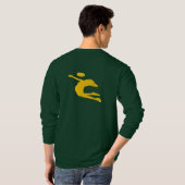 エース！男子バレーボール長袖ティー Tシャツ (裏面フル)