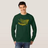 エース！男子バレーボール長袖ティー Tシャツ (正面フル)