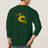エース！男子バレーボール長袖ティー Tシャツ (裏面)