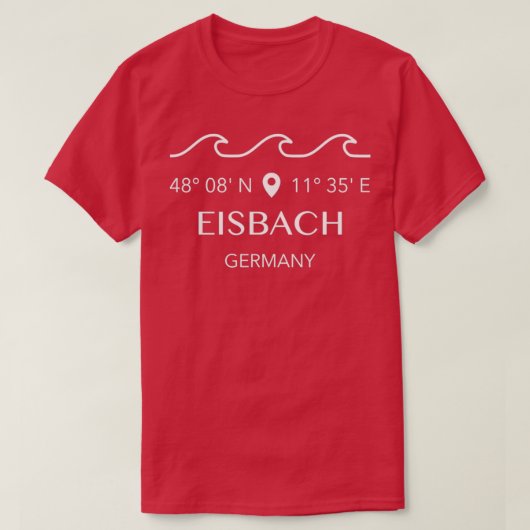 エーズバッハ・ドイツ Tシャツ (デザイン正面)