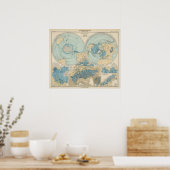 エーズベルブライトンアトラスの地図 ポスター (キッチン)