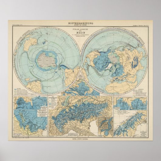 エーズベルブライトンアトラスの地図 ポスター (正面)