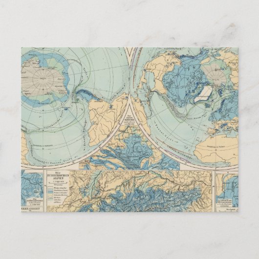 エーズベルブライトンアトラスの地図 ポストカード (正面)