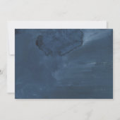 エーテリアル | インディゴとブッシュ ベビーシャワー 招待状 (裏面)