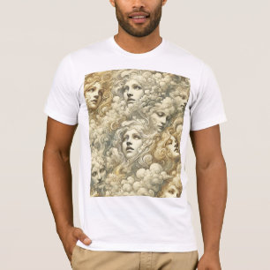 エーテリアル・ドリフト - ゴシックウェアラブルアート Tシャツ