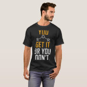 エーテルって知ってる?知らない?面白い化学のダジャレ Tシャツ (正面フル)