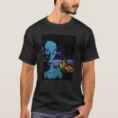 エーテルにて -宇宙人とアブ Tシャツ (正面)