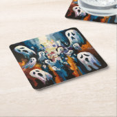 エーテルのマット スクエアペーパーコースター (アングル)