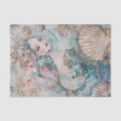 エーテルの人魚のデコパージュ 薄葉紙 (正面)