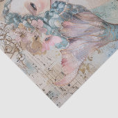 エーテルの人魚のデコパージュ 薄葉紙 (詳細)