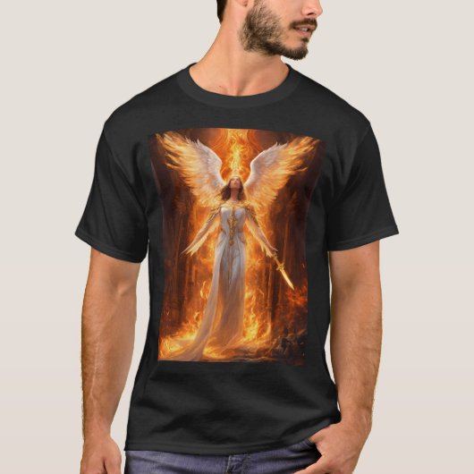 エーテルの支配力:精神と炎 Tシャツ (正面)
