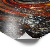 エーテルの渦巻きとシルエット フォトプリント            (角)