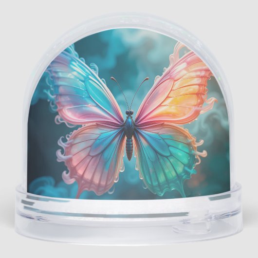 エーテルの翼を持つ鮮やかな色の蝶 (裏面)