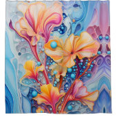 エーテルの花 シャワーカーテン (正面)