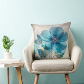 エーテルの青い花 クッション (椅子)