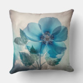 エーテルの青い花 クッション (裏面)