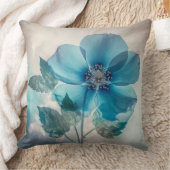 エーテルの青い花 クッション (ブランケット)