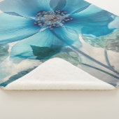 エーテルの青い花 シェルパブランケット (3/4)