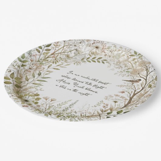 エーテルの魅惑の森 ペーパープレート (アングル)