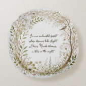 エーテルの魅惑の森 ラウンドクッション (裏面)