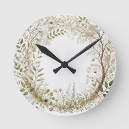 エーテルの魅惑の森 ラウンド壁時計