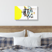 エーテルキオスクアート キャンバスプリント (インサイチュ (寝室))