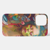 エーテルスピリチュアルスピリットガイドニンフiPhone 13 Pr iPhoneケース (裏面横)