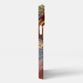 エーテルスピリチュアルスピリットガイドライオン iPhoneケース (右側面)