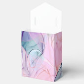 エーテルティール（緑がかった色）エレガントピンクイモダンンキ結婚ーズ フェイバーボックス (オープン)