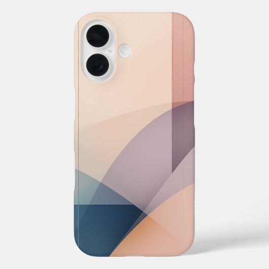 エーテルハーモニー抽象芸術モダンパステルカラー Case-Mate iPhoneケース (裏面)