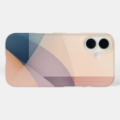 エーテルハーモニー抽象芸術モダンパステルカラー Case-Mate iPhoneケース (裏面 (横))