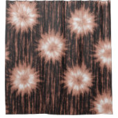 エーテルバラ開花タイ染料シャワーカーテン シャワーカーテン (正面)