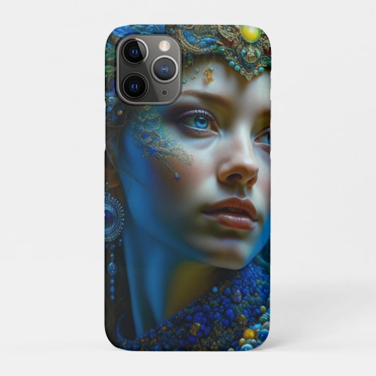 エーテルファンタジーアートプリンセス戦士の神秘的 Case-Mate iPhoneケース (裏)