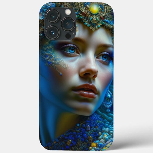 エーテルファンタジーアートプリンセス戦士の神秘的 Case-Mate iPhoneケース (裏面)