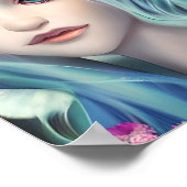 エーテルファンタジーアート |美しい妖精の誕生日 ポスター (角)