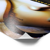 エーテルファンタジーアート |金ゴールドと黒 フォトプリント            (角)